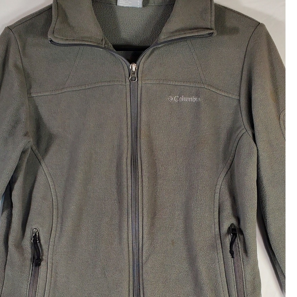 Columbia‎ Women's Fleece Jacket Full Zip Gray Size Small Outdoor Casual - Picture 8 of 8